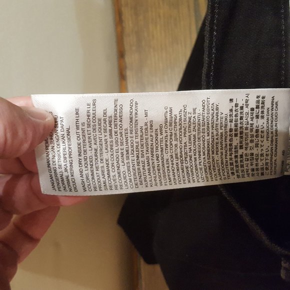 Levi's 505 Jeans Straight Leg BLACK Size 10 - Picture 15 of 16